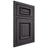 Shiloh Cabinetry Beaded Inset Montgomery Red Oak Plain Cut Harbor Door