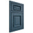 Shiloh Cabinetry Beaded Inset Montgomery Red Oak Plain Cut Hudson Door