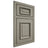 Shiloh Cabinetry Beaded Inset Montgomery Red Oak Plain Cut Thyme Door