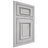 Shiloh Cabinetry Beaded Inset Montgomery Walnut Plain Cut Stratus Door
