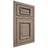 Shiloh Cabinetry Beaded Inset Montgomery White Oak Plain Cut Almond Door