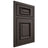 Shiloh Cabinetry Beaded Inset Montgomery White Oak Plain Cut Creekside Door