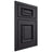 Shiloh Cabinetry Beaded Inset Montgomery White Oak Plain Cut Harbor Door