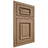 Shiloh Cabinetry Beaded Inset Montgomery White Oak Plain Cut Natural Door