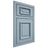 Shiloh Cabinetry Beaded Inset Montgomery White Oak Plain Cut Sky Door