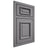 Shiloh Cabinetry Beaded Inset Montgomery White Oak Plain Cut Sterling Door