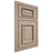 Shiloh Cabinetry Beaded Inset Montgomery White Oak Plain Cut Straw Door