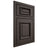 Shiloh Cabinetry Beaded Inset Montgomery White Oak Quarter Sawn Creekside Door