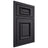 Shiloh Cabinetry Beaded Inset Montgomery White Oak Quarter Sawn Harbor Door