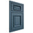 Shiloh Cabinetry Beaded Inset Montgomery White Oak Quarter Sawn Hudson Door