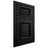 Shiloh Cabinetry Beaded Inset Montgomery White Oak Quarter Sawn Ink Door