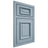 Shiloh Cabinetry Beaded Inset Montgomery White Oak Quarter Sawn Sky Door