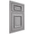Shiloh Cabinetry Beaded Inset Montgomery White Oak Quarter Sawn Stratus Door