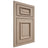 Shiloh Cabinetry Beaded Inset Montgomery White Oak Quarter Sawn Straw Door