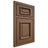 Shiloh Cabinetry Beaded Inset Montgomery White Oak Rift Cut Autumn Door