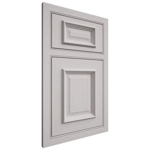 Shiloh Cabinetry Beaded Inset Montgomery White Oak Rift Cut Cotton Door