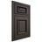 Shiloh Cabinetry Beaded Inset Montgomery White Oak Rift Cut Creekside Door