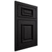 Shiloh Cabinetry Beaded Inset Montgomery White Oak Rift Cut Espresso Door