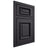 Shiloh Cabinetry Beaded Inset Montgomery White Oak Rift Cut Harbor Door
