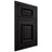 Shiloh Cabinetry Beaded Inset Montgomery White Oak Rift Cut Ink Door