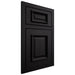 Shiloh Cabinetry Beaded Inset Montgomery White Oak Rift Cut Ink Door