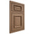 Shiloh Cabinetry Beaded Inset Montgomery White Oak Rift Cut Medium Door