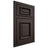 Shiloh Cabinetry Beaded Inset Montgomery White Oak Rift Cut Morel Door
