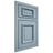 Shiloh Cabinetry Beaded Inset Montgomery White Oak Rift Cut Sky Door