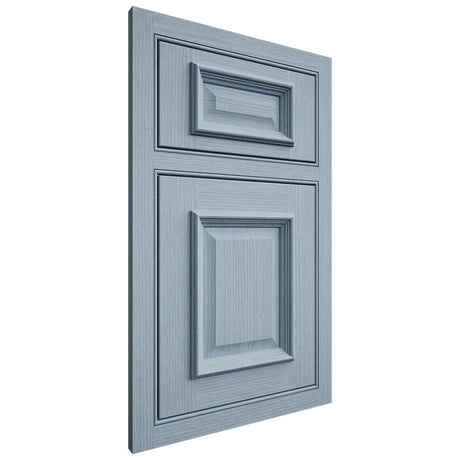 Shiloh Cabinetry Beaded Inset Montgomery White Oak Rift Cut Sky Door