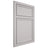Shiloh Cabinetry Beaded Inset Napa Paintable Light French Gray Door