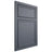 Shiloh Cabinetry Beaded Inset Napa Paintable Slate Tile Door