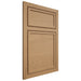 Shiloh Cabinetry Beaded Inset Napa Horizontal Alder Plain Cut Natural Door