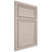 Shiloh Cabinetry Beaded Inset Napa Horizontal Alder Plain Cut White Sands Door