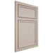 Shiloh Cabinetry Beaded Inset Napa Horizontal Alder Plain Cut White Sands Door