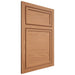 Shiloh Cabinetry Beaded Inset Napa Horizontal Cherry Plain Cut Natural Door