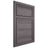 Shiloh Cabinetry Beaded Inset Napa Horizontal Hickory Plain Cut Cadet Door