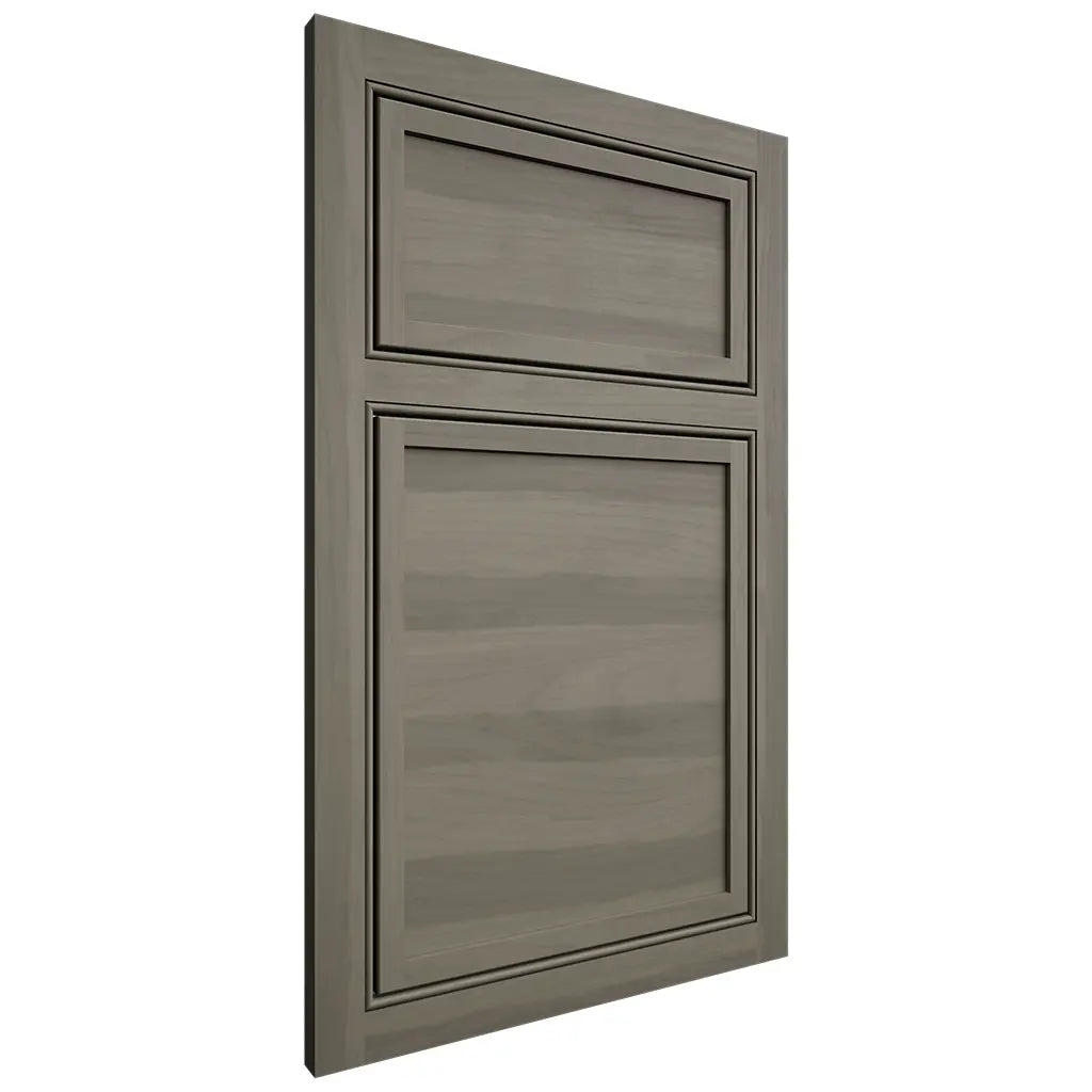 Shiloh Cabinetry Beaded Inset Napa Horizontal Hickory Plain Cut Thyme Door