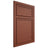 Shiloh Cabinetry Beaded Inset Napa Horizontal Maple Plain Cut Cayenne Door
