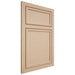 Shiloh Cabinetry Beaded Inset Napa Horizontal Maple Plain Cut Natural Door