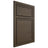 Shiloh Cabinetry Beaded Inset Napa Horizontal Maple Plain Cut Perfect Brown Door