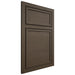 Shiloh Cabinetry Beaded Inset Napa Horizontal Maple Plain Cut Perfect Brown Door