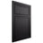 Shiloh Cabinetry Beaded Inset Napa Horizontal Paintable Black Door