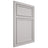 Shiloh Cabinetry Beaded Inset Napa Horizontal Paintable Mindful Gray Door