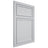 Shiloh Cabinetry Beaded Inset Napa Horizontal Paintable Niebla Azul Door