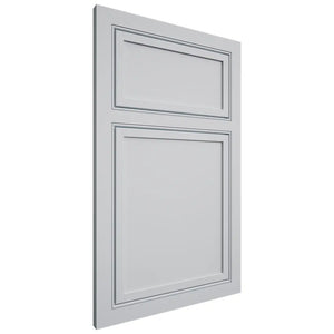 Shiloh Cabinetry Beaded Inset Napa Horizontal Paintable Niebla Azul Door