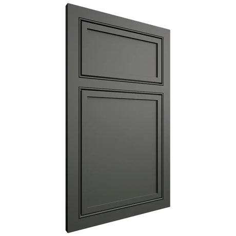Shiloh Cabinetry Beaded Inset Napa Horizontal Paintable Pewter Green Door