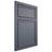 Shiloh Cabinetry Beaded Inset Napa Horizontal Paintable Slate Tile Door