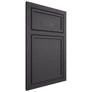 Shiloh Cabinetry Beaded Inset Napa Horizontal Poplar Plain Cut Cadet Door