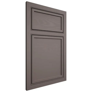Shiloh Cabinetry Beaded Inset Napa Horizontal Poplar Plain Cut Heatherstone Door