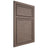 Shiloh Cabinetry Beaded Inset Napa Horizontal Poplar Plain Cut River Rock Door